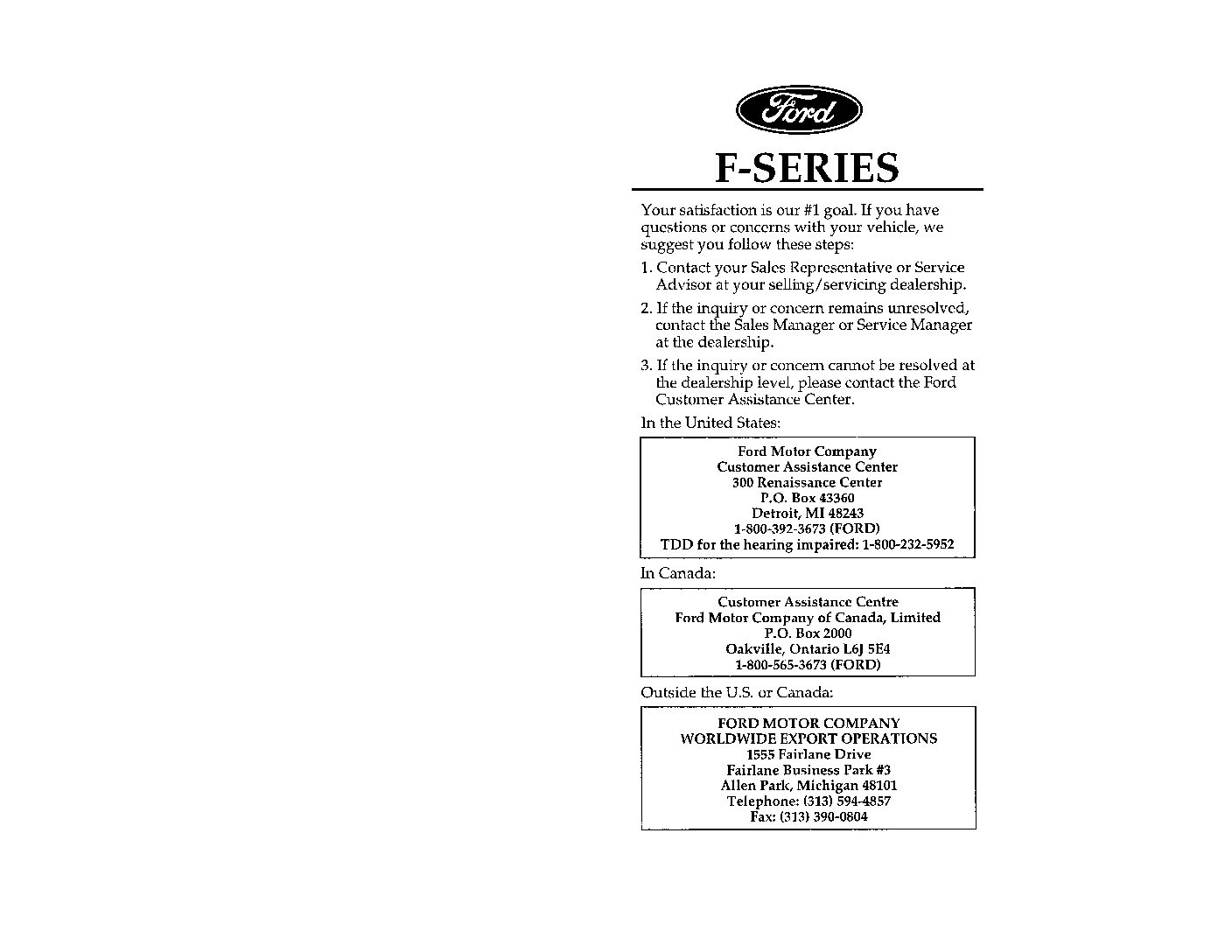 1996 Ford F 150 Owners Manual Just Give Me The Damn Manual