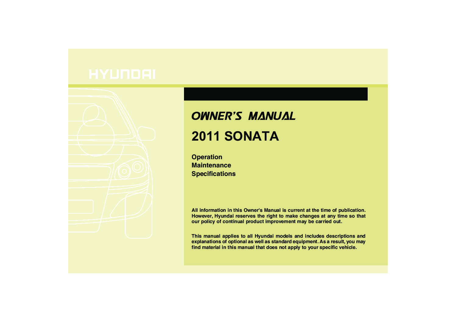 2011 ford escape owners manual