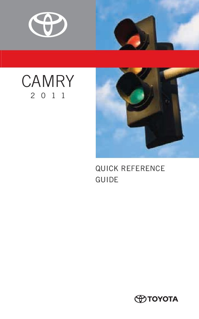 2011 toyota camry Owners Manual | Just Give Me The Damn Manual