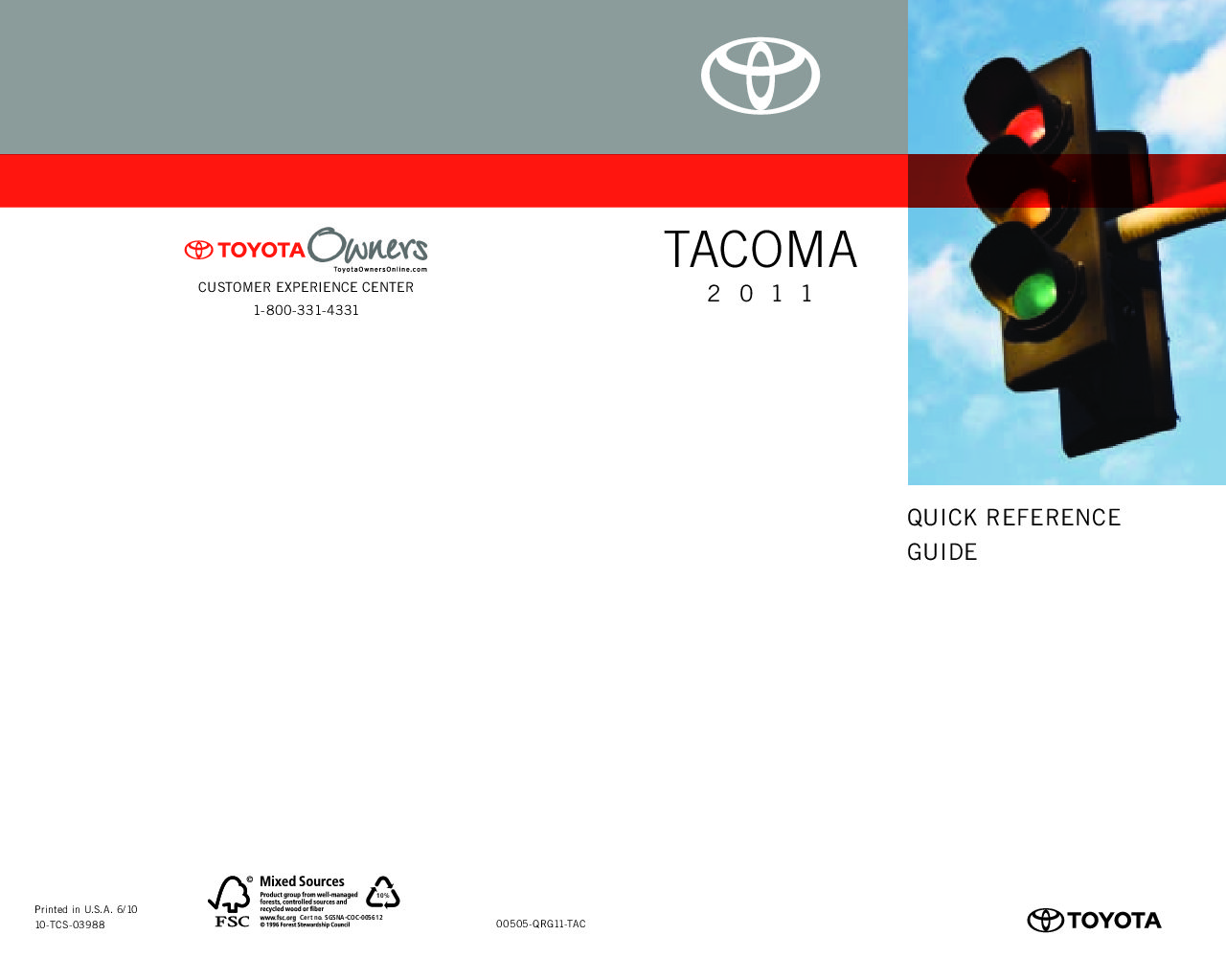 2011 toyota tacoma Owners Manual | Just Give Me The Damn Manual