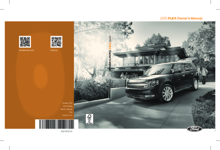 2015 ford flex Owners Manual | Just Give Me The Damn Manual